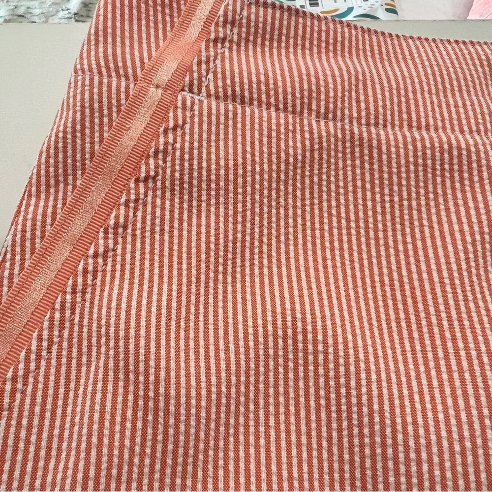 Lady Hagen Pink Pinstripe Mini Skirt - Picture 7 of 9